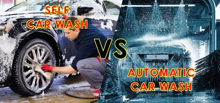 Self car wash vs automatic car wash